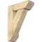 Ekena Millwork Traditional Slat Rough Sawn Bracket w/ Offset Brace, Douglas Fir, 8"W x 24"D x 32"H BKT0806X24X32TRA06RDF - alternate 1